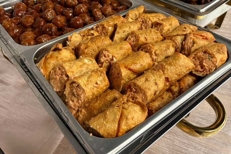 Buffalo Chicken Egg Rolls