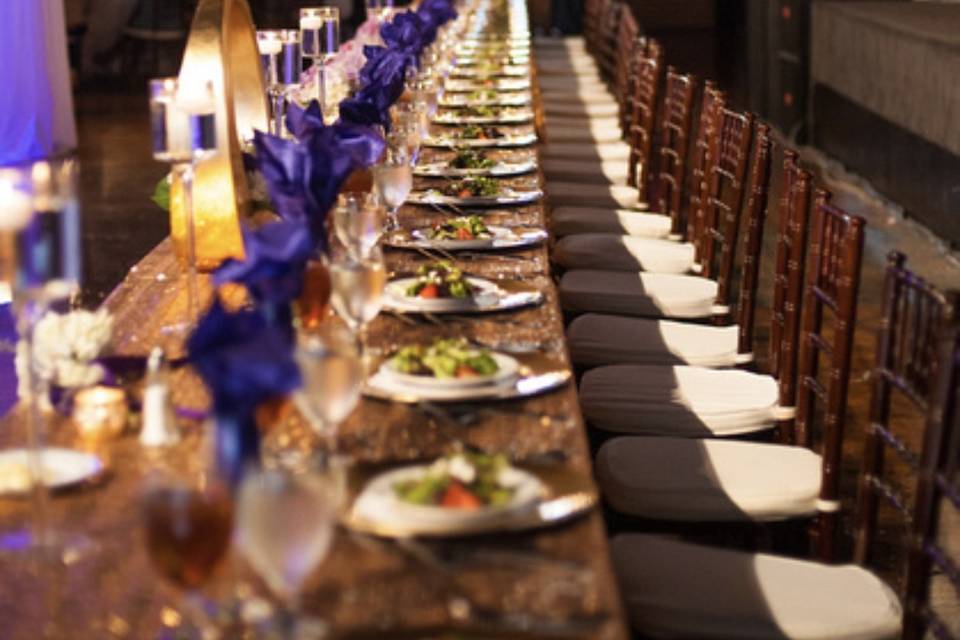 Long table setup