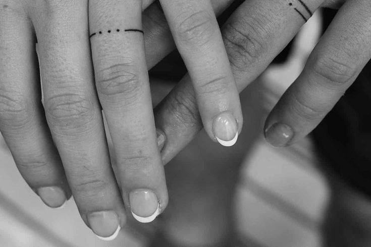 Wedding bands w/ date