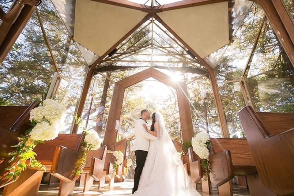 Gold & Blush Wedding Reception in Simi Valley