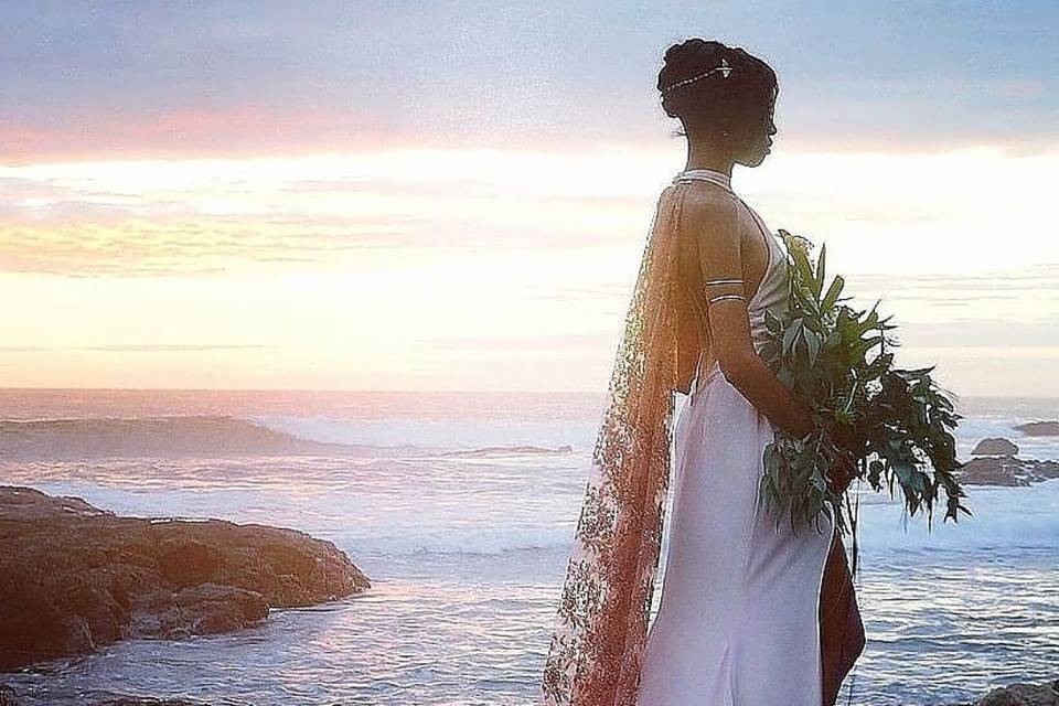 Bride in Rosarito, MX (Destination Wedding)