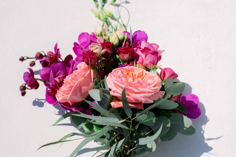 Mykonos bridal bouquet