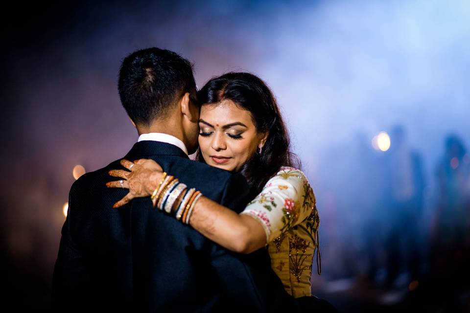 First dance at Indian wedding