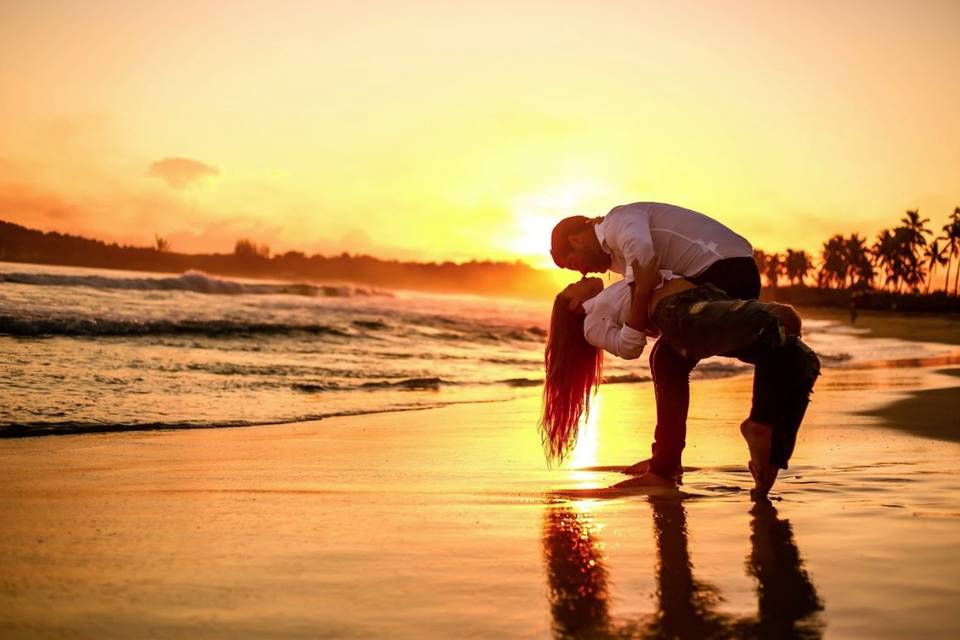 Destination wedding photo