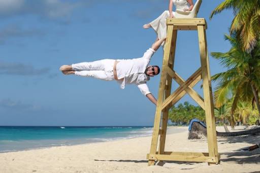 Destination wedding photo