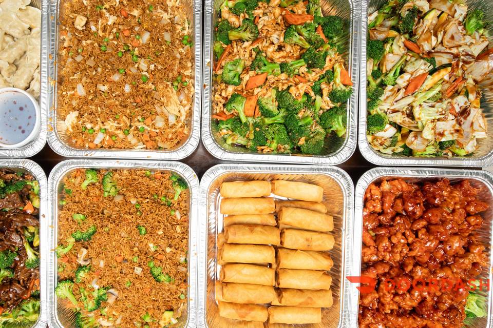 Full Catering Tray Spread
