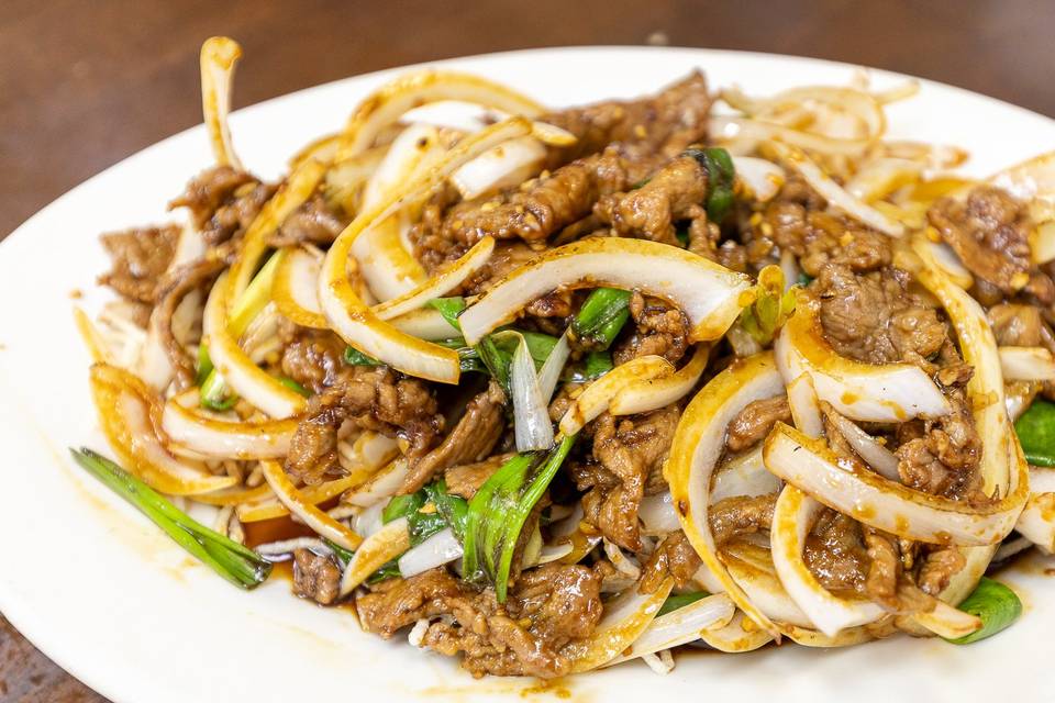 Shredded Beef Mongolian Steak
