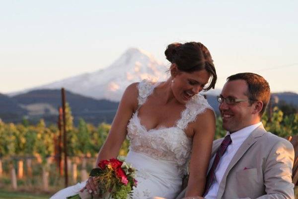 John & Lana Wedding at Mt. Hood Winery