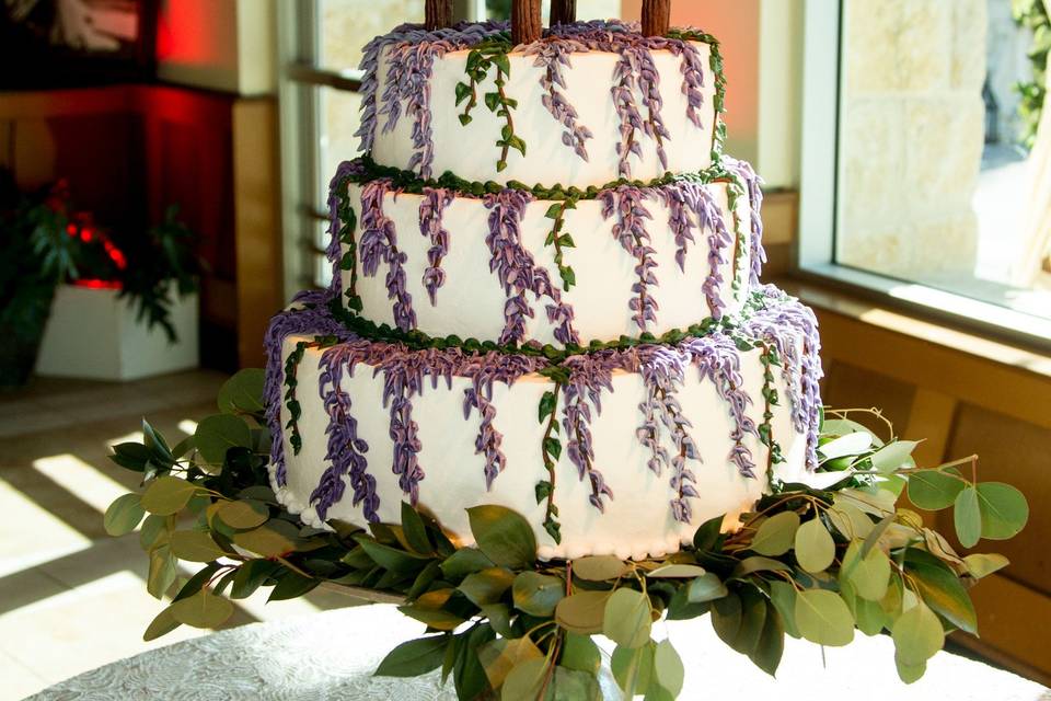 The wedding cake