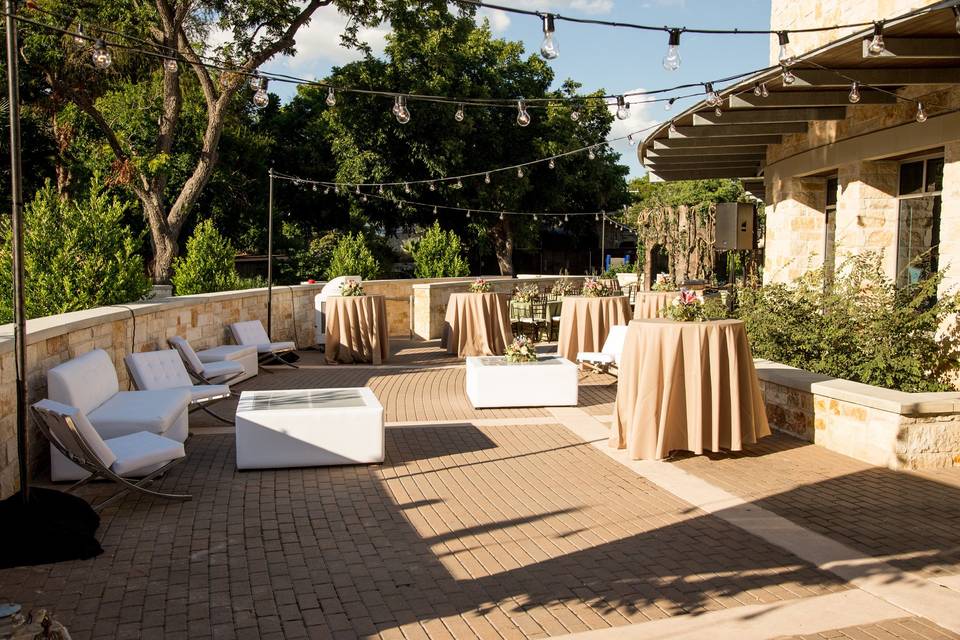 Outdoor wedding venue