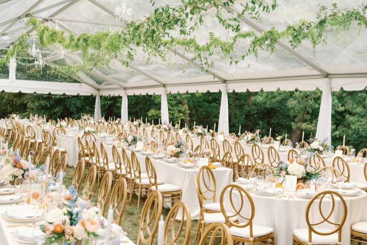 Tented Dinner on East Terrace