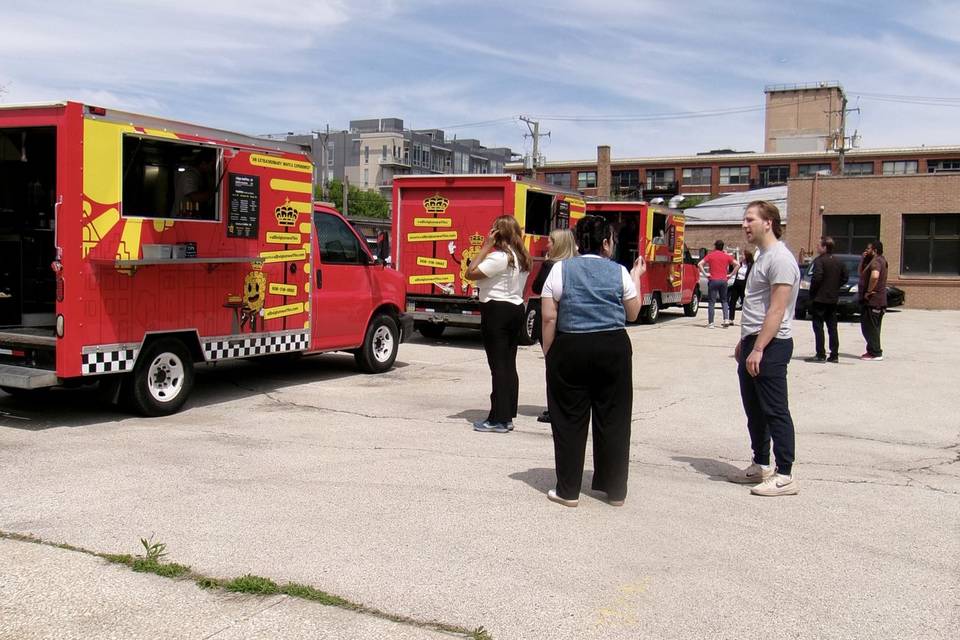 Fleet of Waffle Trucks