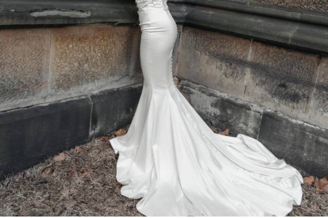 Custom Detail Satin Mermaid