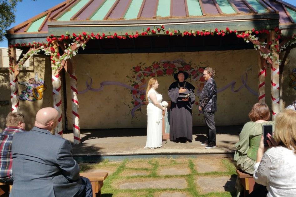 Get married at the AZRF!
