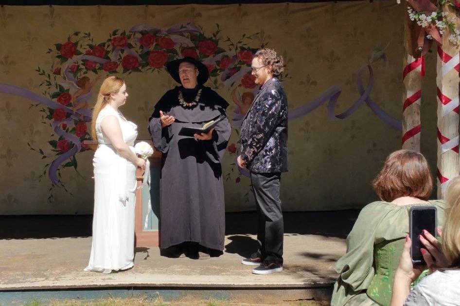 Get married at the AZRF!