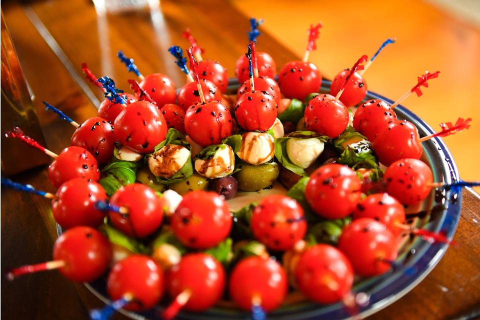 Caprese skewers