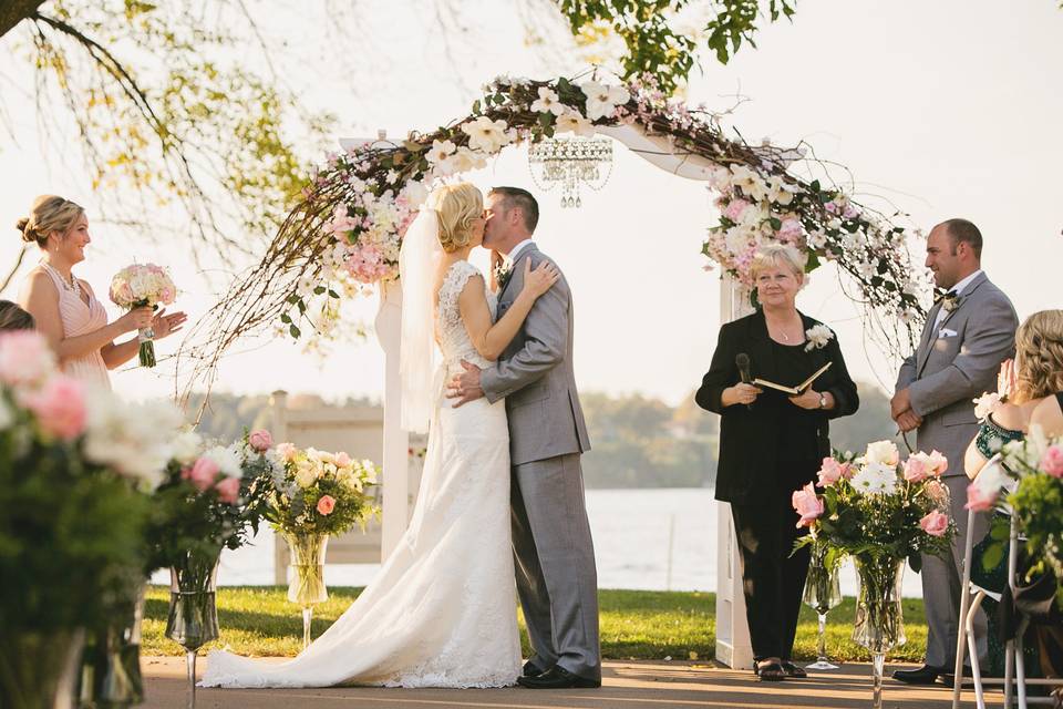 Wedding kiss