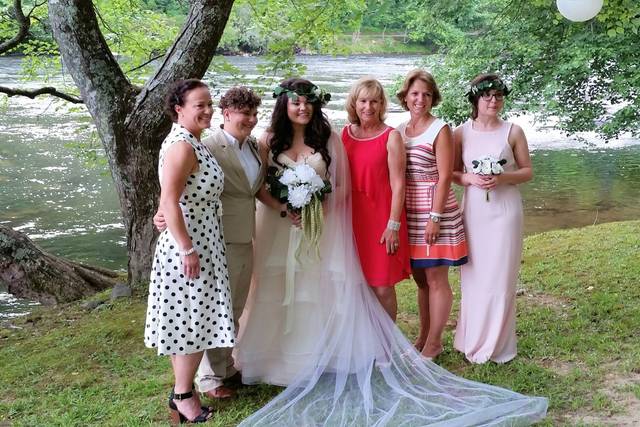 Brides and bridesmades
