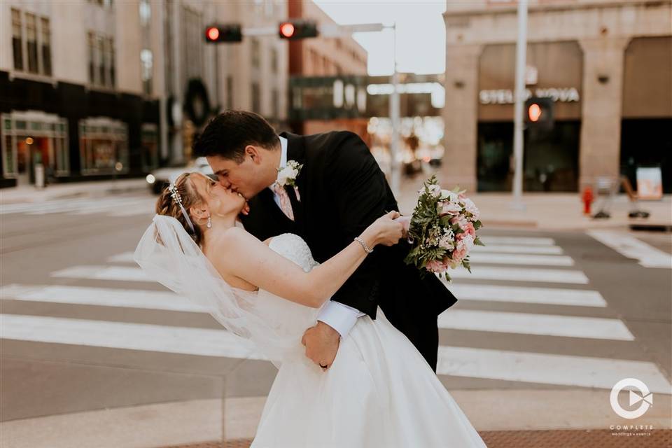 Downtown Couple Portrait OKC
