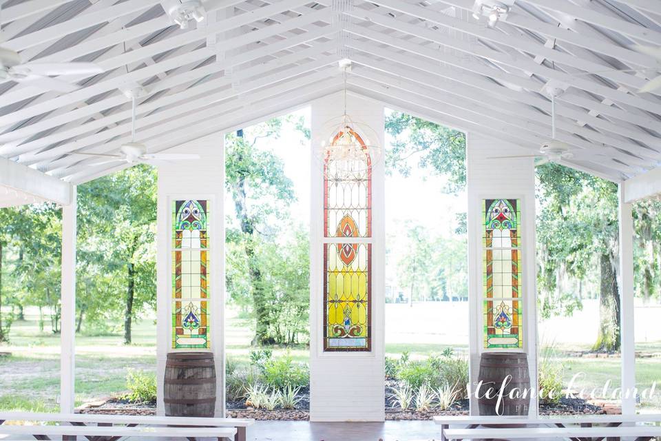 Open air chapel