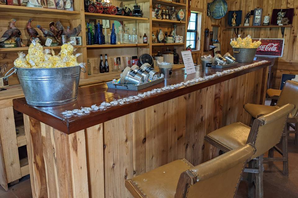 Popcorn bar in Saloon