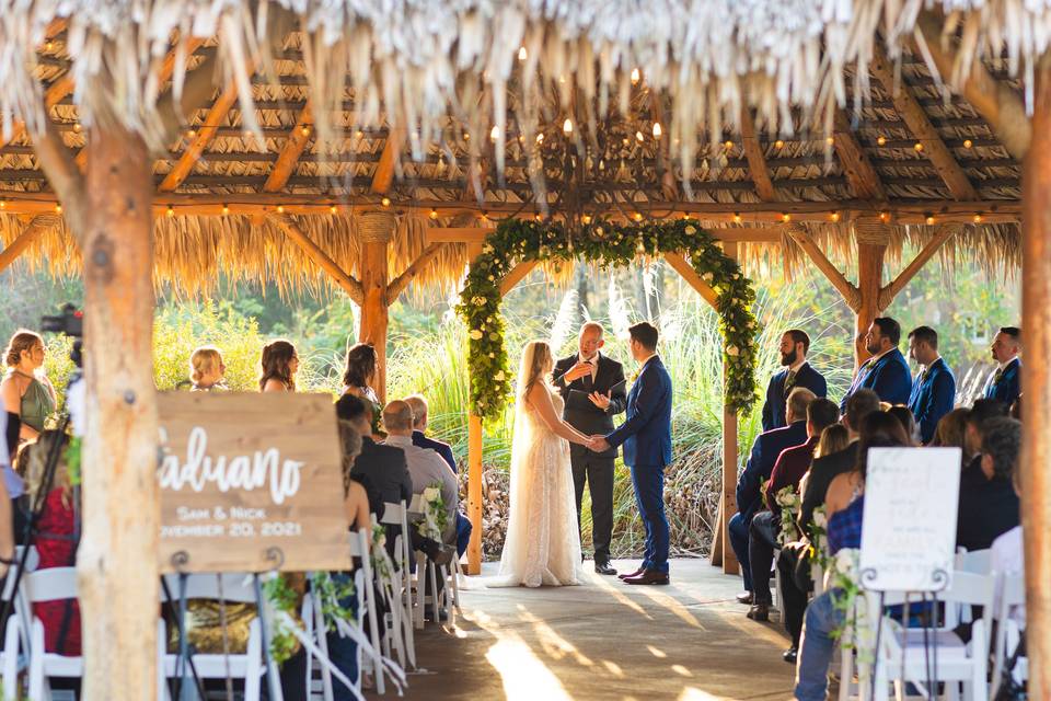 Palapa Wedding Ceremony