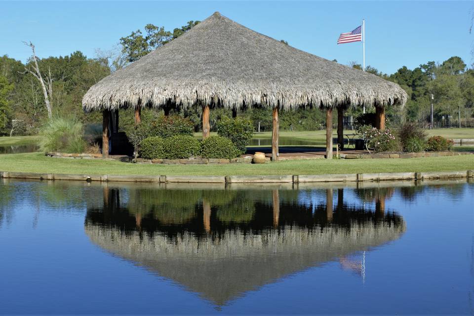 Palapa on the island