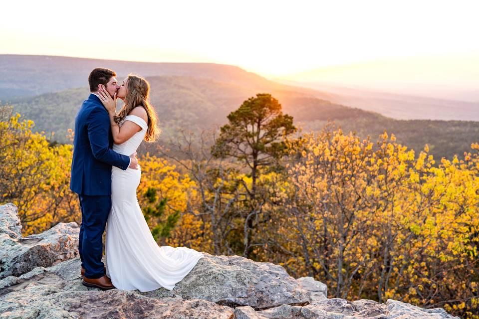 March wedding at Mount Nebo