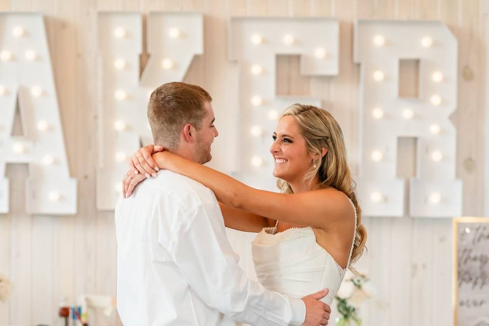 First dance with the Bakers