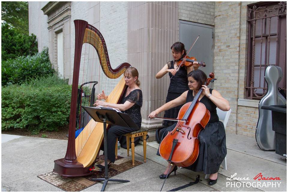 Playing outdoors