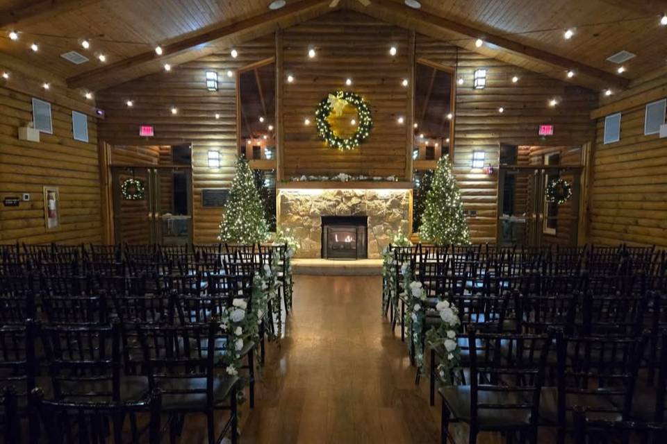 Brides View of Inside Ceremony