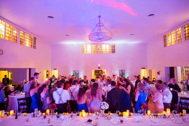 Guests dancing