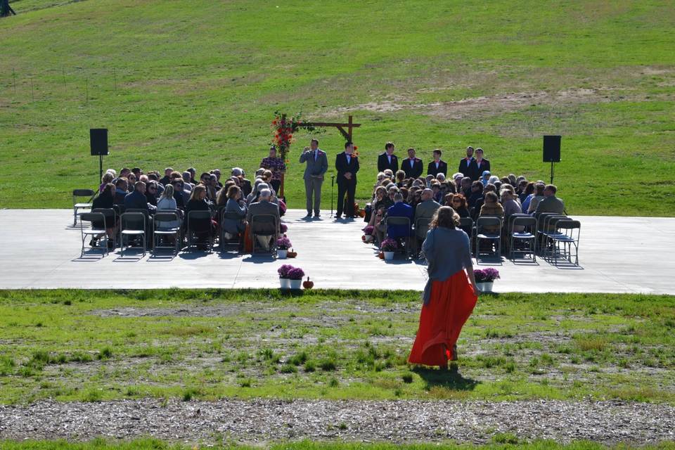 Outside ceremony