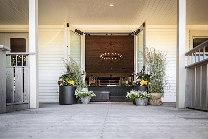 Entrance with Event Set Up