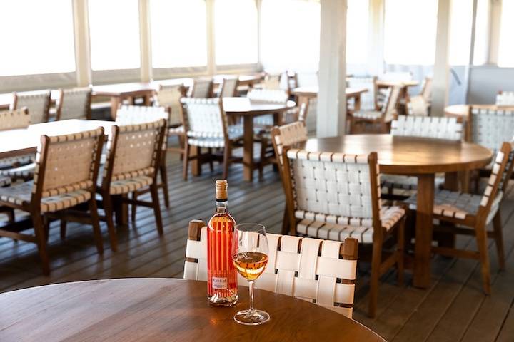 View of our Tasting Deck