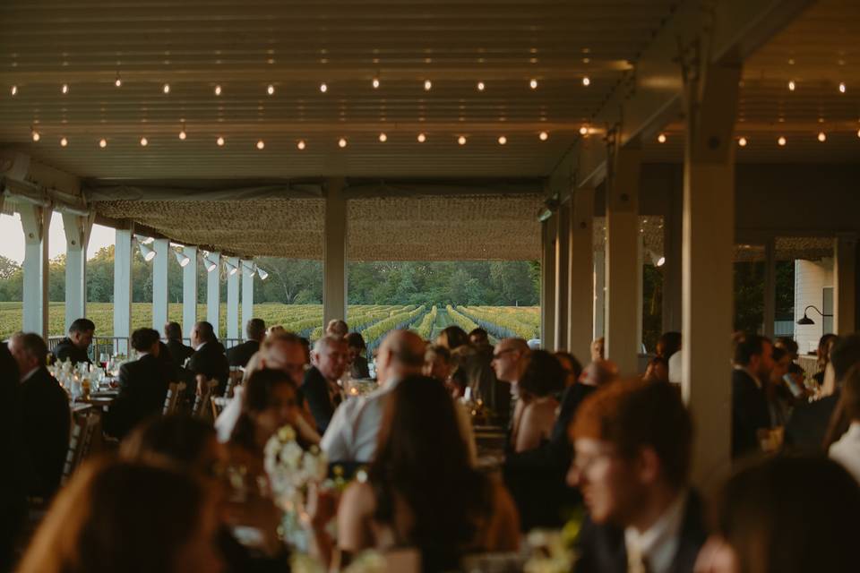 Reception on the Tasting Deck