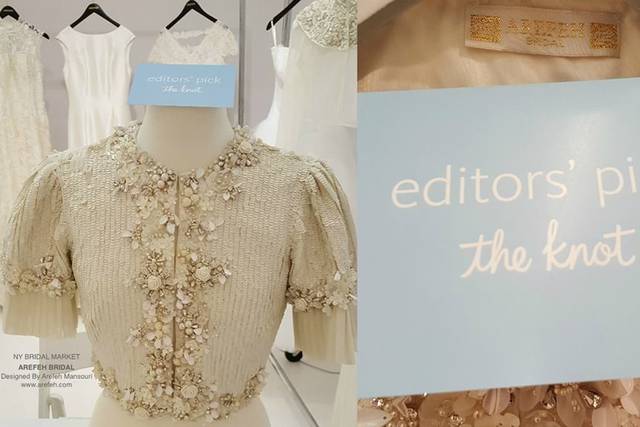Arefeh Bridal Designed By Arefeh Mansouri The Knot Magazine editors' pickNY Bridal Fashion Week