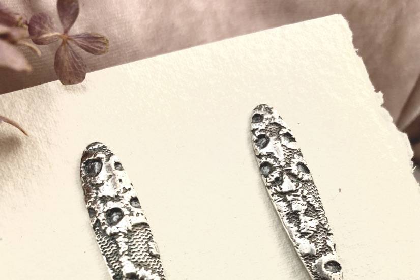 Lace Teardrop & Pearl Earrings