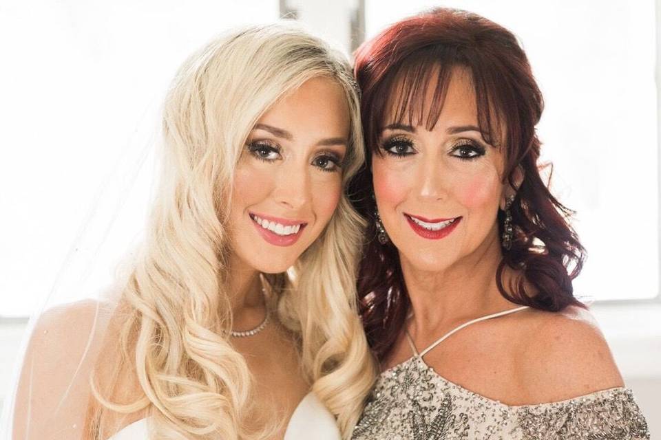 Bride and mother