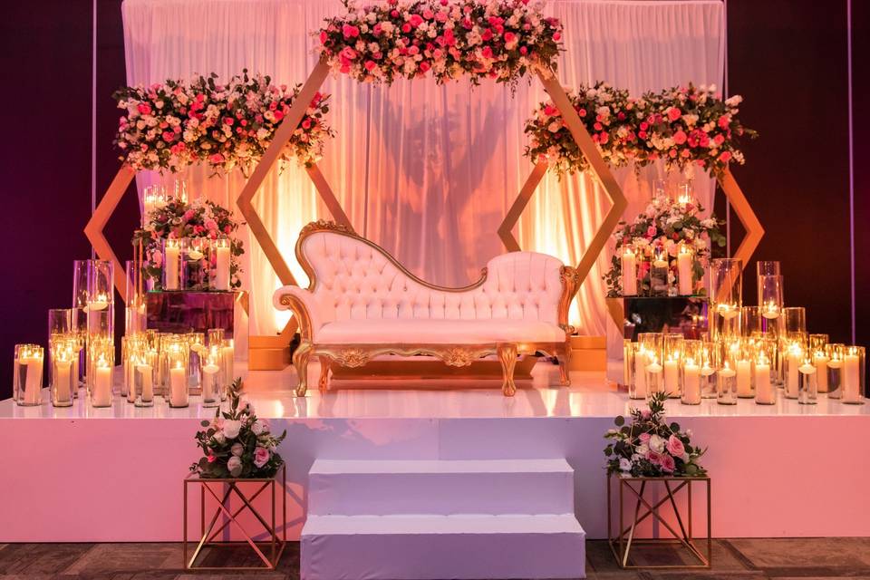 Stage for Bride & Groom