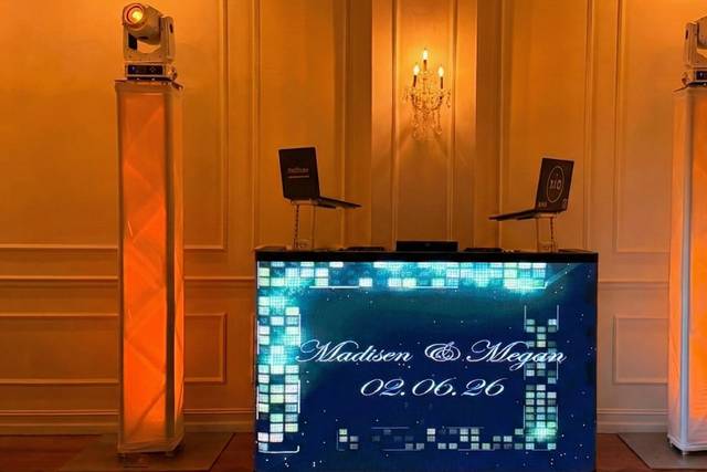 Modern LED booth