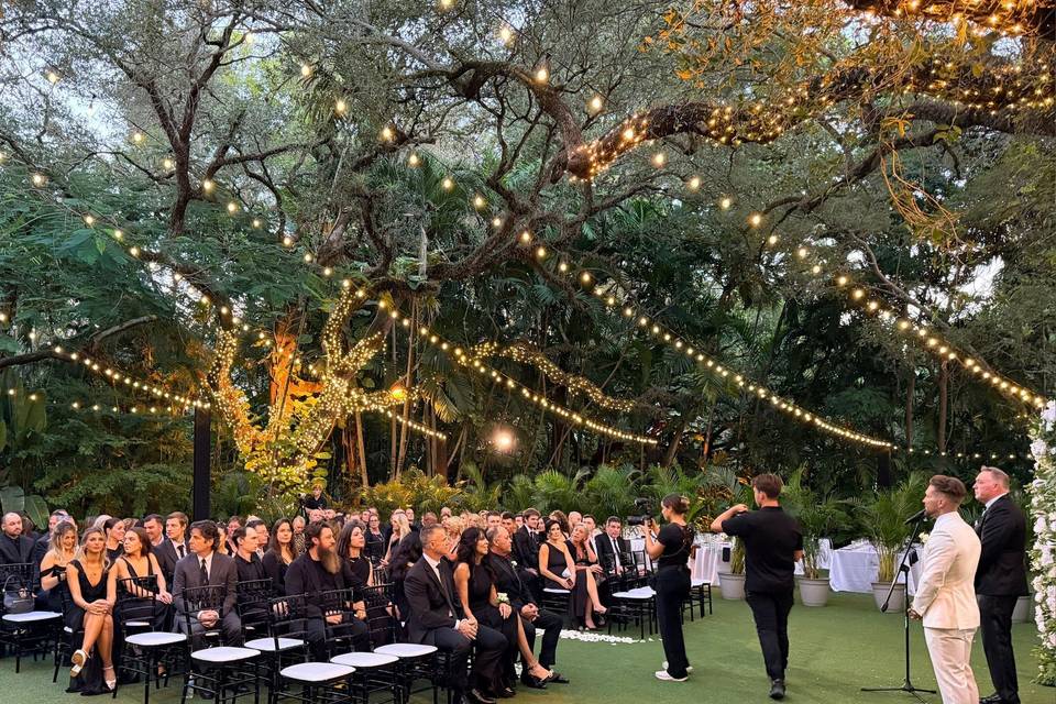 Outdoor ceremony sound