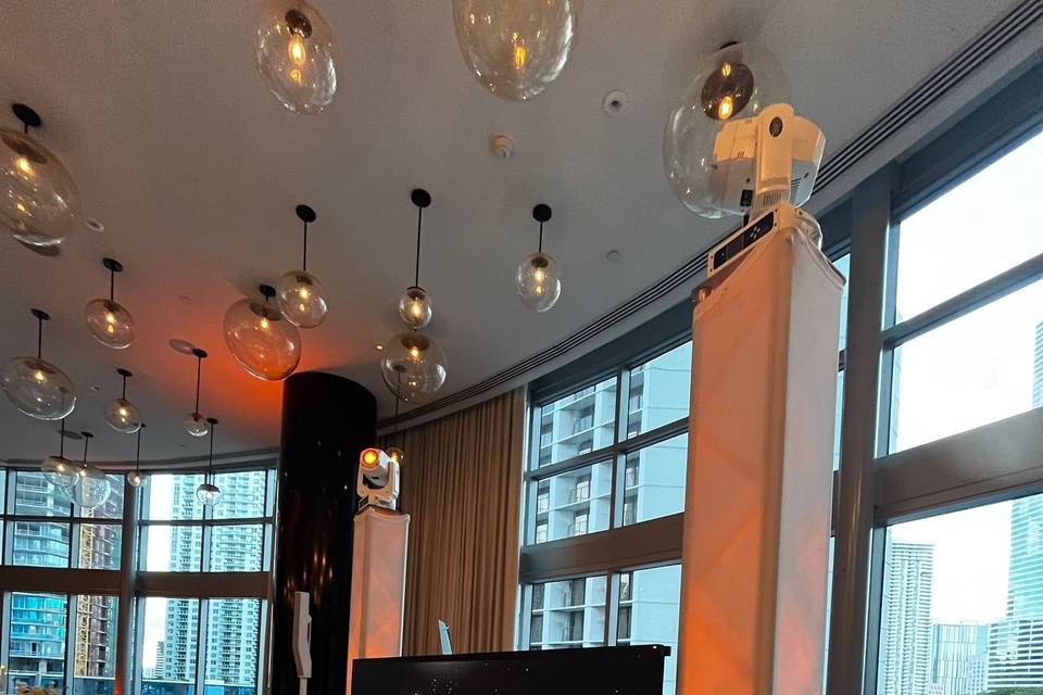 Waterfront Modern DJ booth