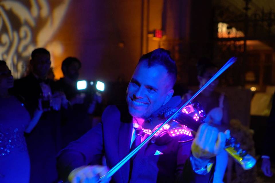 Live LED violin