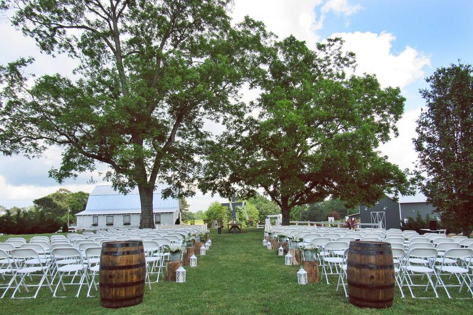 Ceremony set-up