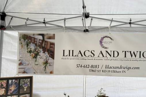 Lilacs and Twigs