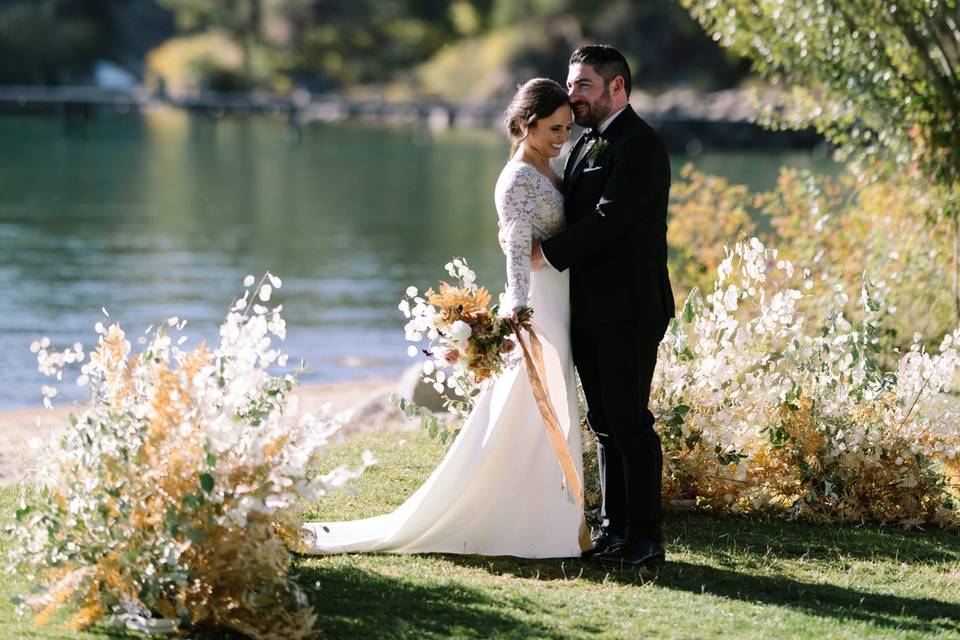 Organic ceremony in Tahoe