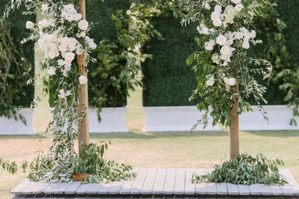 California wedding ceremony