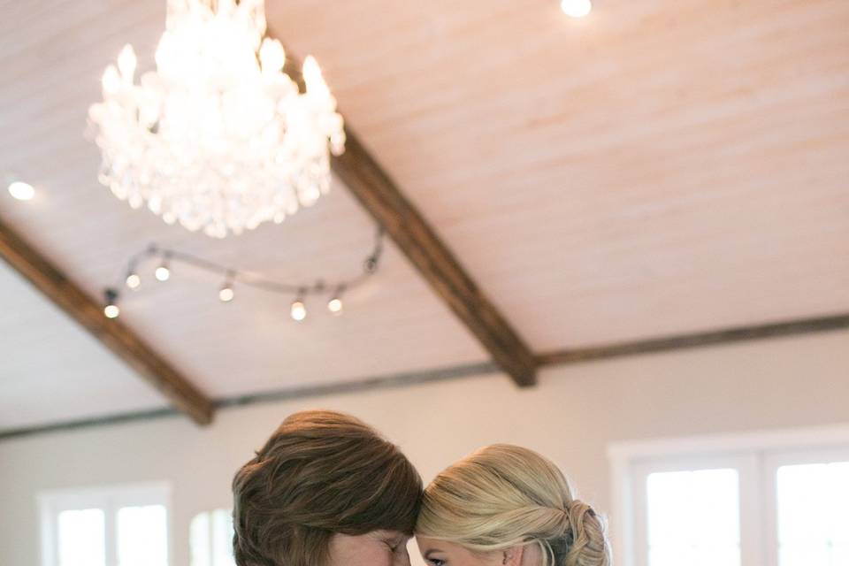 The bride and her mother