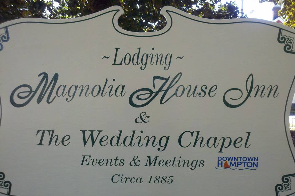 The Wedding Chapel at Magnolia House Inn